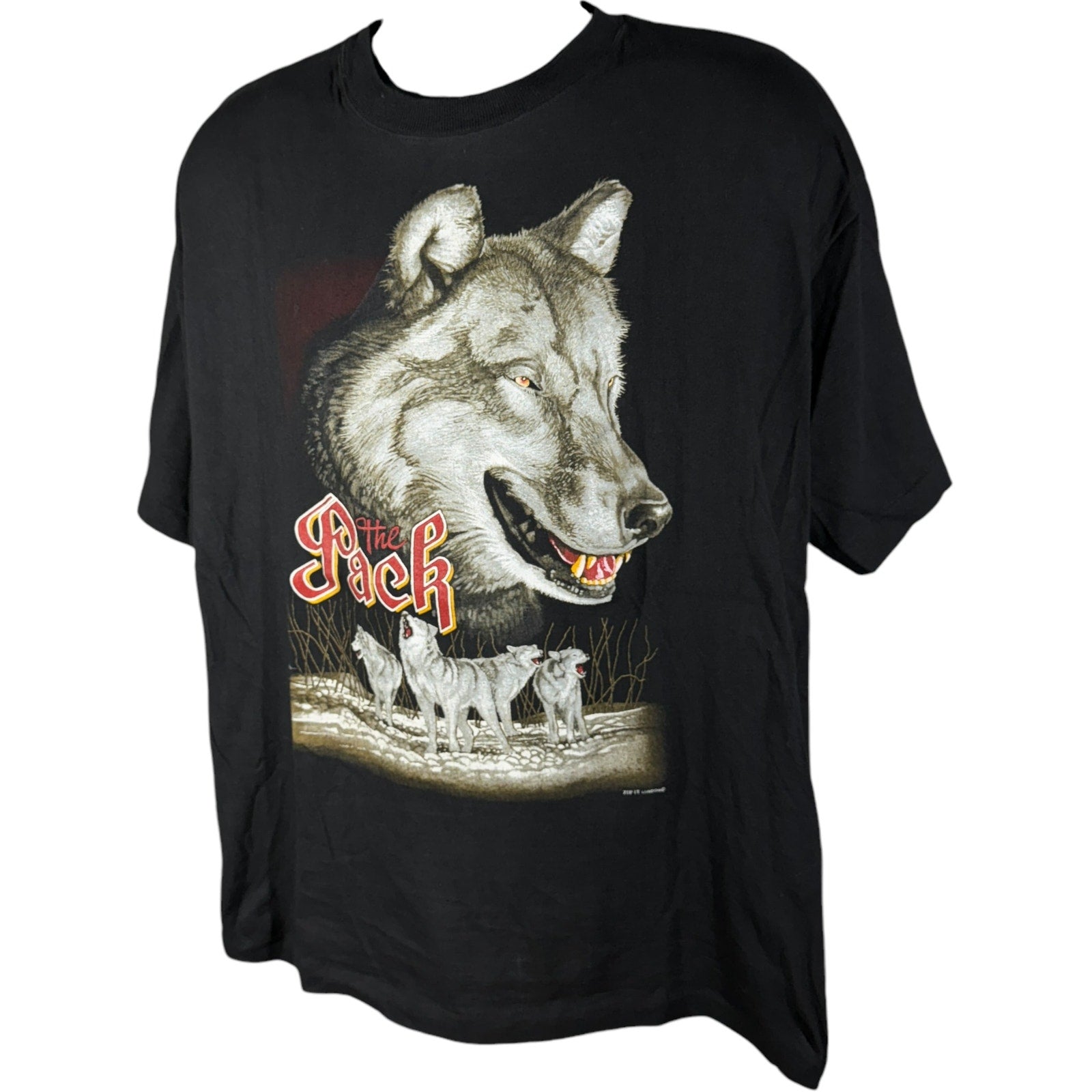 Vintage "The Pack" Wolf Nature Tee