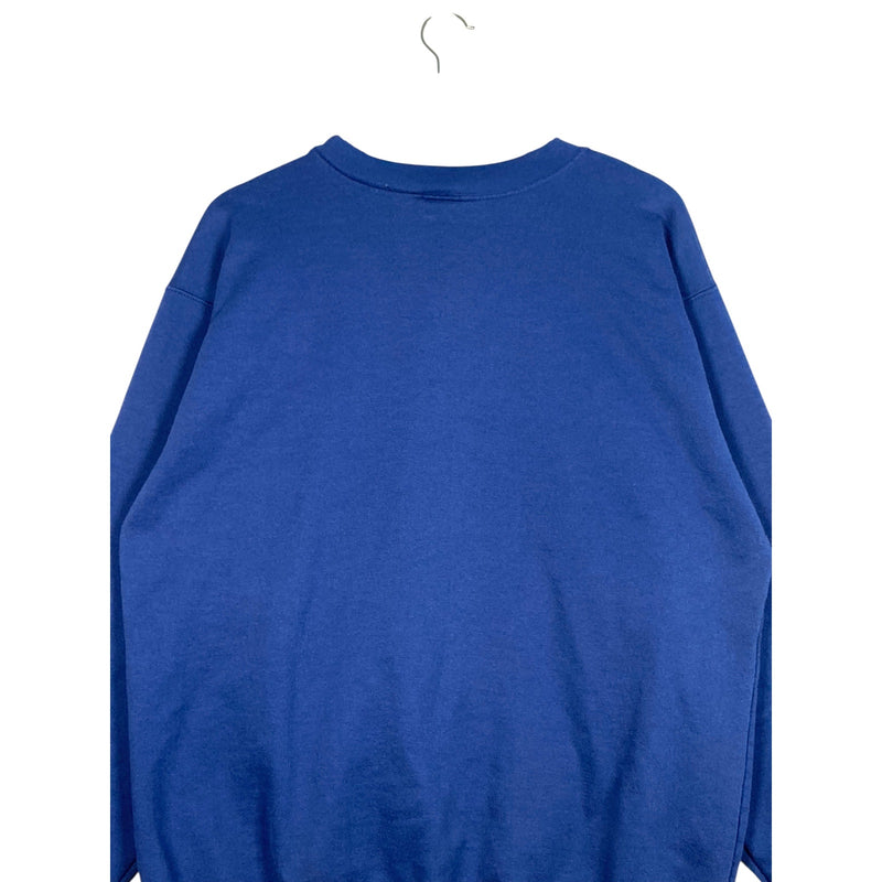 Vintage New York Giants Helmet Spellout NFL Crewneck