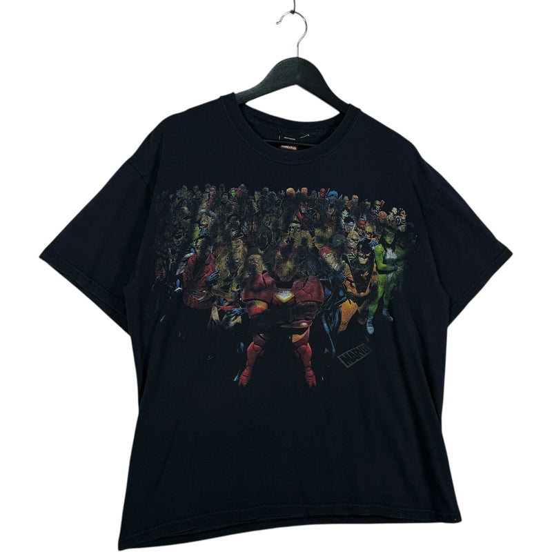 Vintage Villans & Superheros Marvel Tee