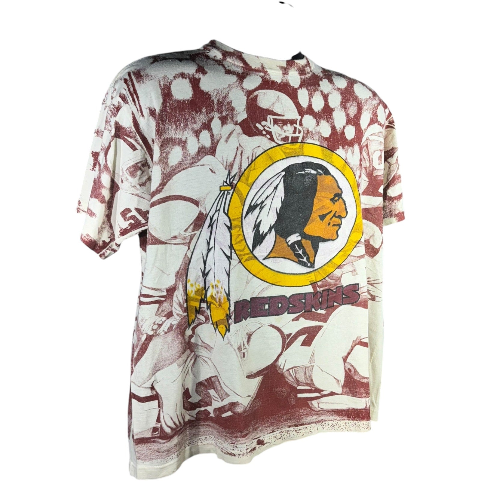 Vintage Washington Redskins AOP Football Tee