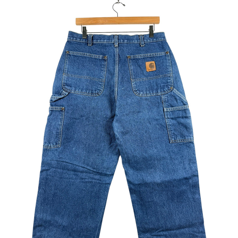 Vintage Carhartt Double Knee Denim Jeans 34 x 32