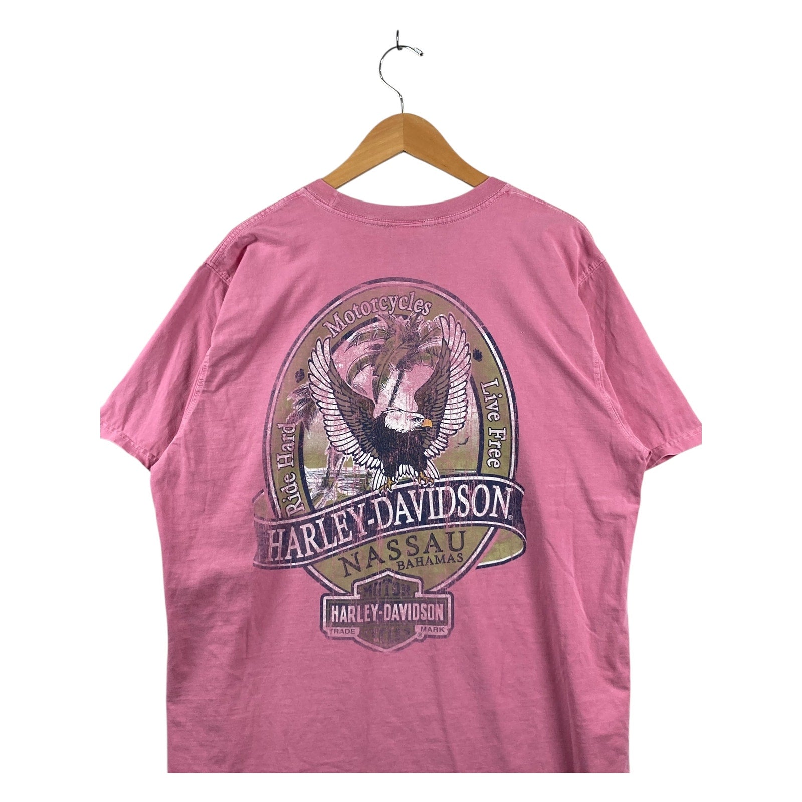 Vintage Harley Davidson Nassau Bahamas T-Shirt