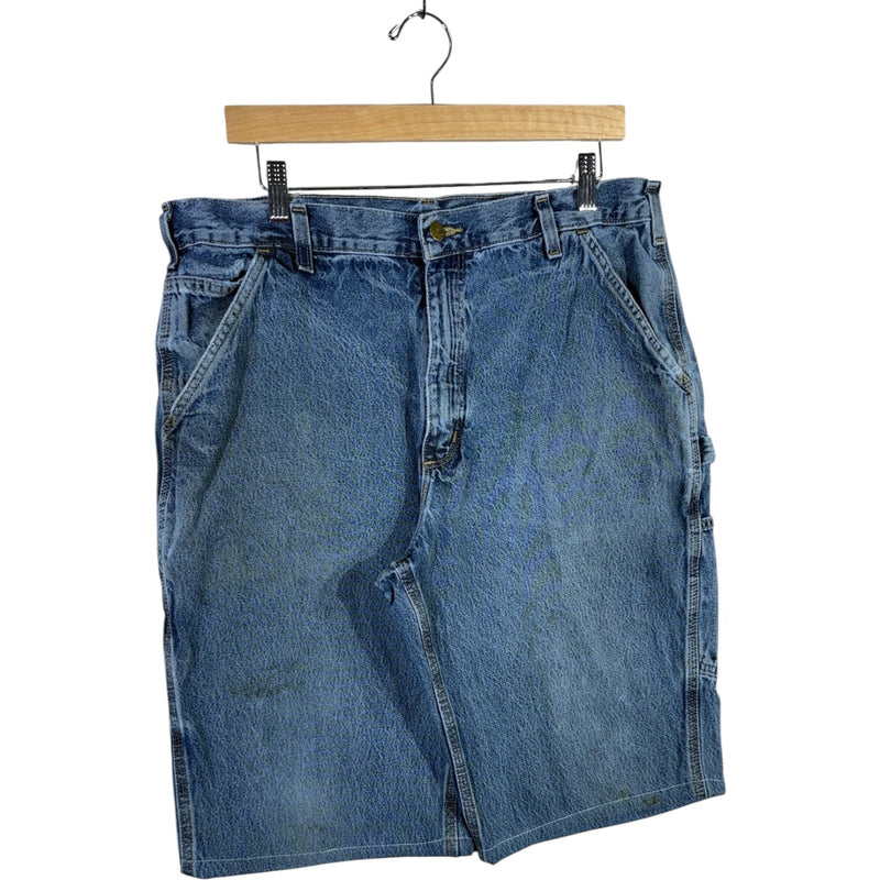 Vintage Carhartt Denim Carpenter Shorts 36