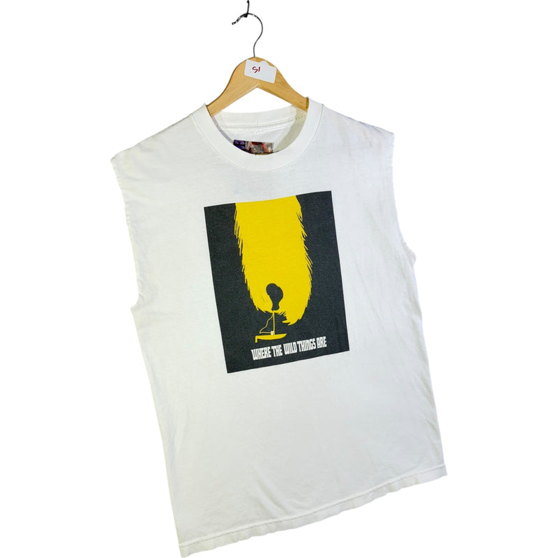 Vintage Graphic Print Muscle Sleeves Tank Top