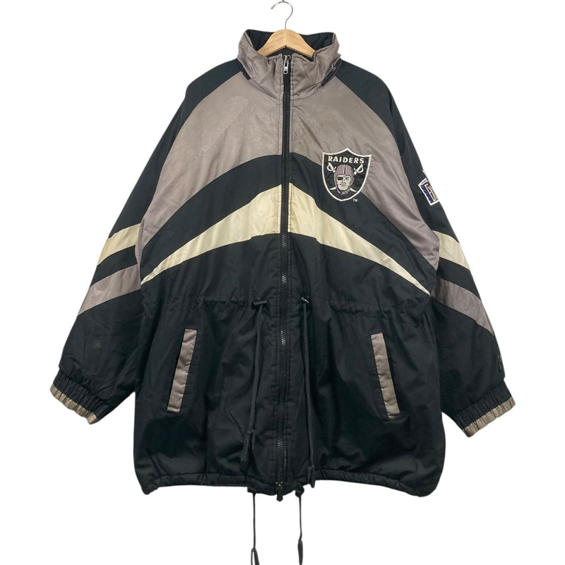 Vintagee Oakland Raiders Colorblock NFL Hooded Jacket
