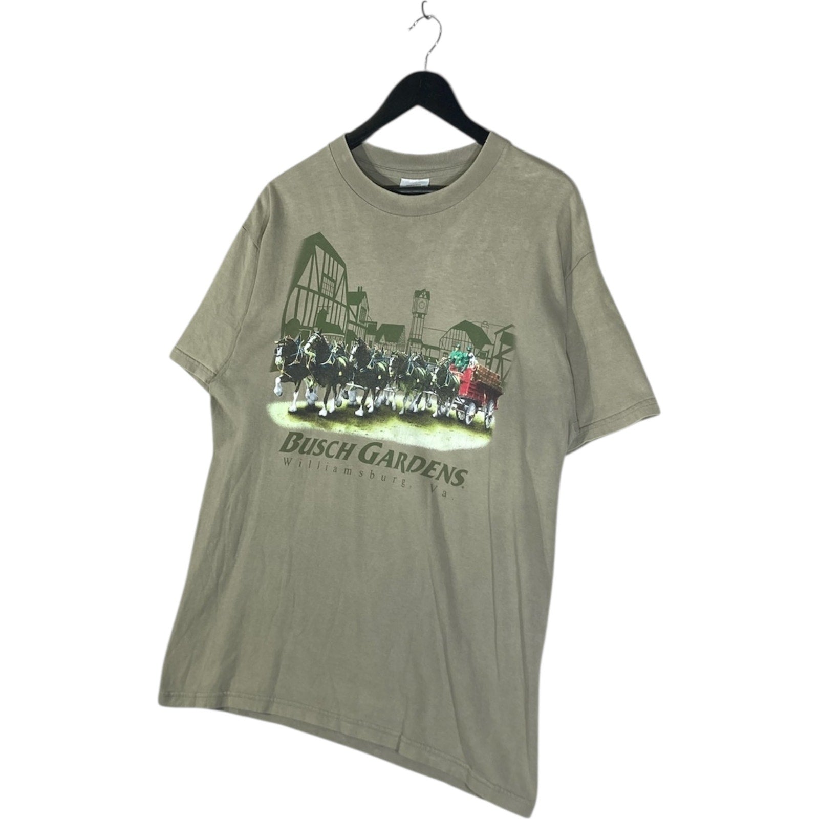 Vintage Busch Gardens Williamsburg VA Souvenir T-Shirt