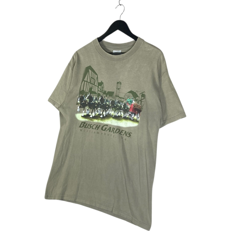 Vintage Busch Gardens Williamsburg VA Souvenir T-Shirt