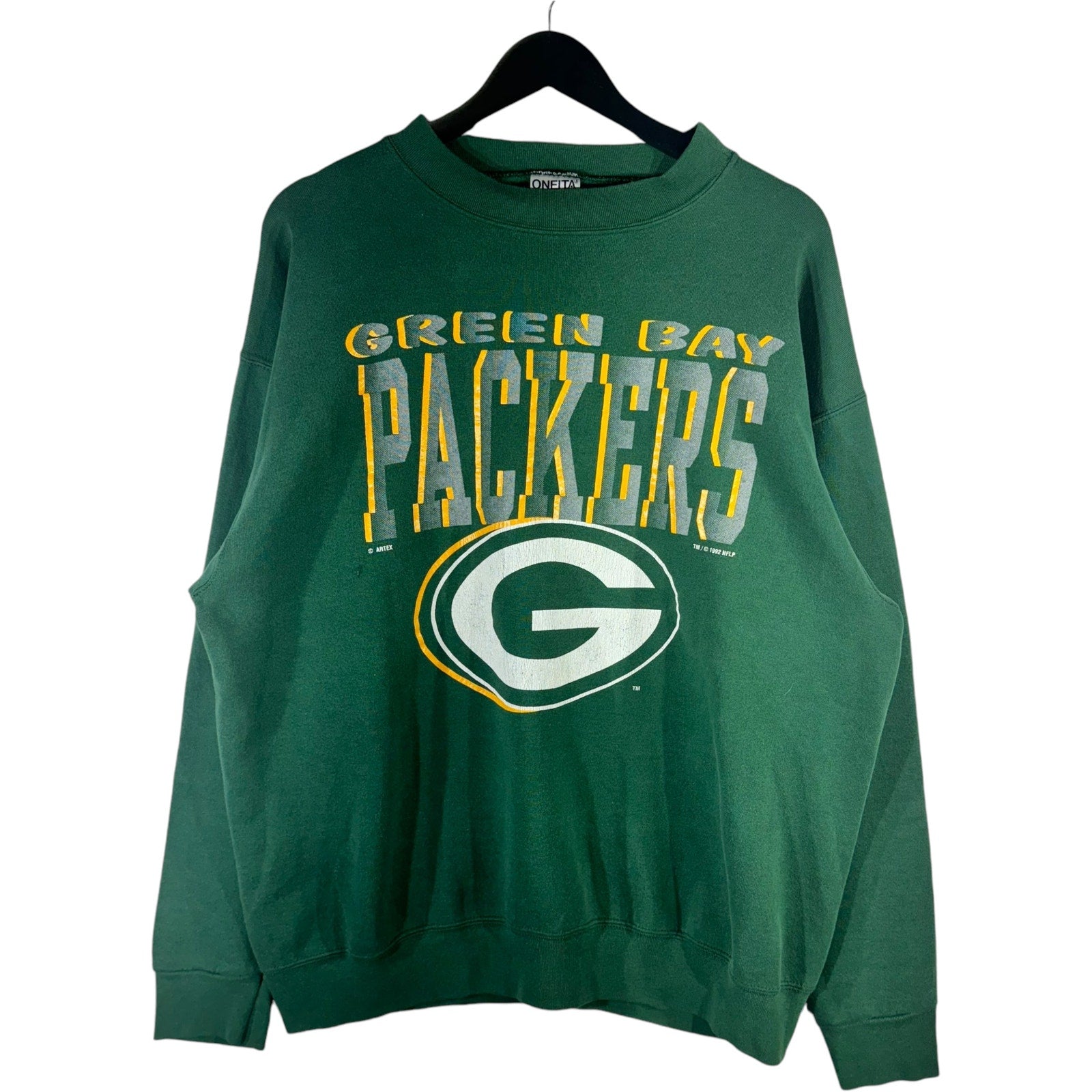 Vintage Green Bay Packers Logo Crewneck 90s