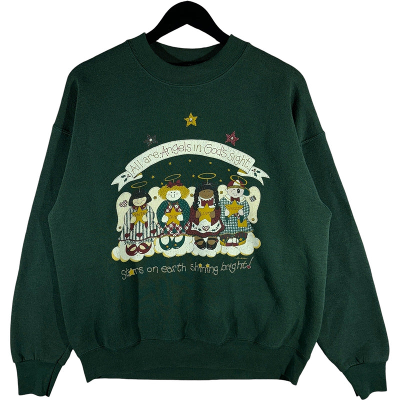 Vintage "All Are Angels In God's Sight" Crewneck