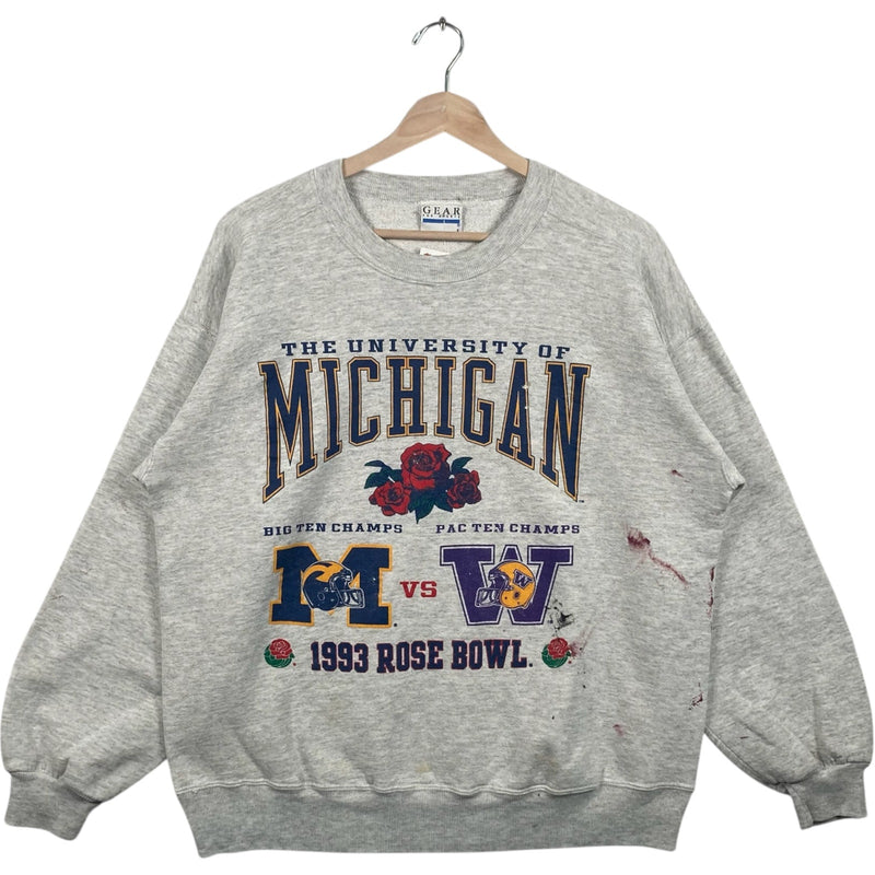 Vintage University Of Michigan Rose Bowl Crewneck 1993