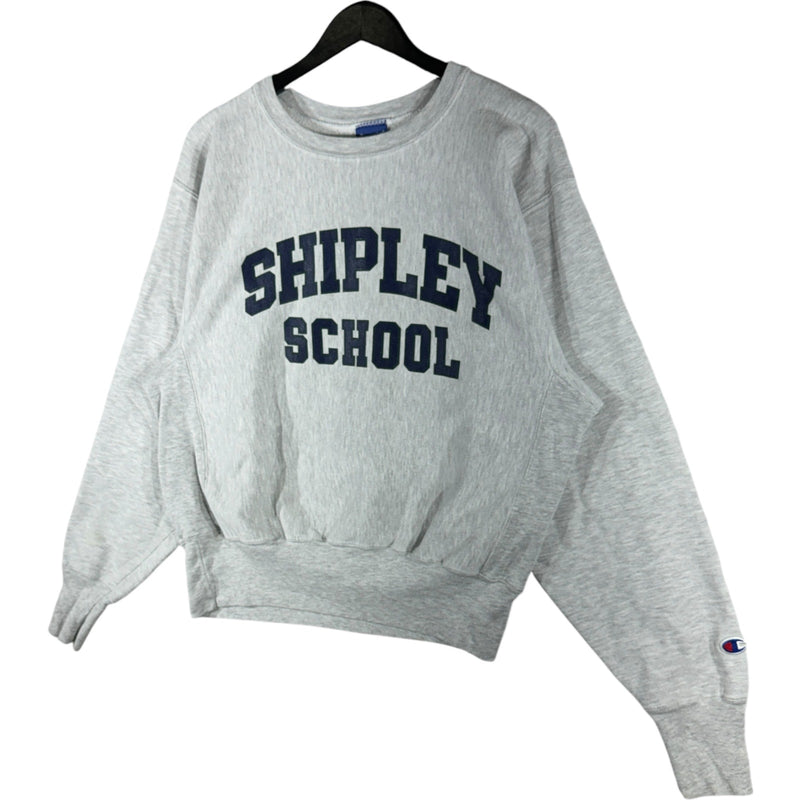 Vintage Champion Reverse Weave Shipley School Crewneck