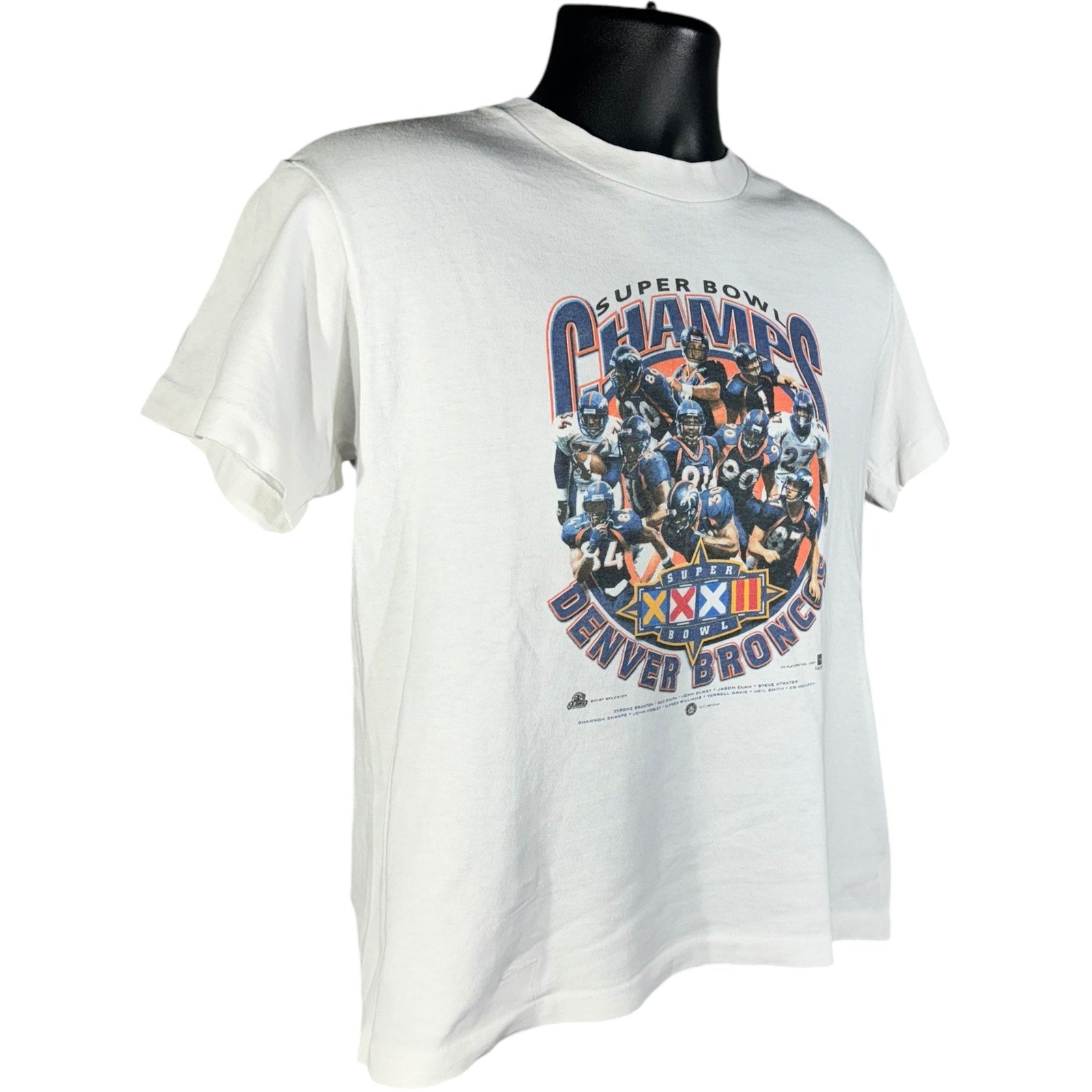 Vintage Denver Broncos Super Bowl Champions NFL Tee 1997