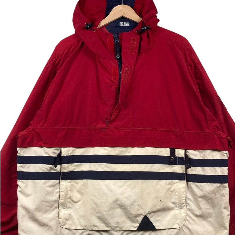 Vintage Tommy Hilfiger Hooded Colorblock Anorak Jacket