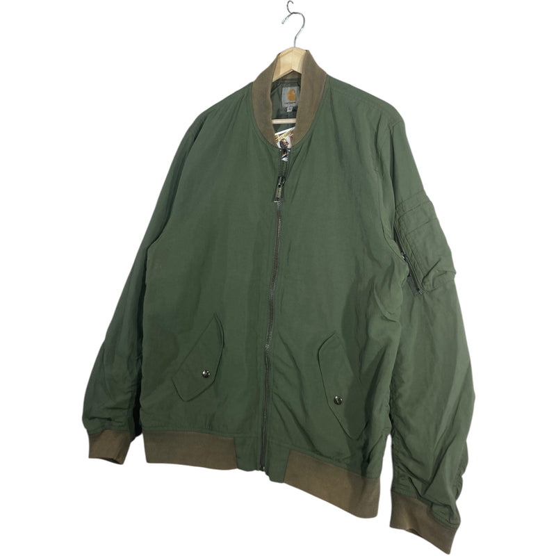 Vintage Carhartt Adams Full Zip Bomber Jacket
