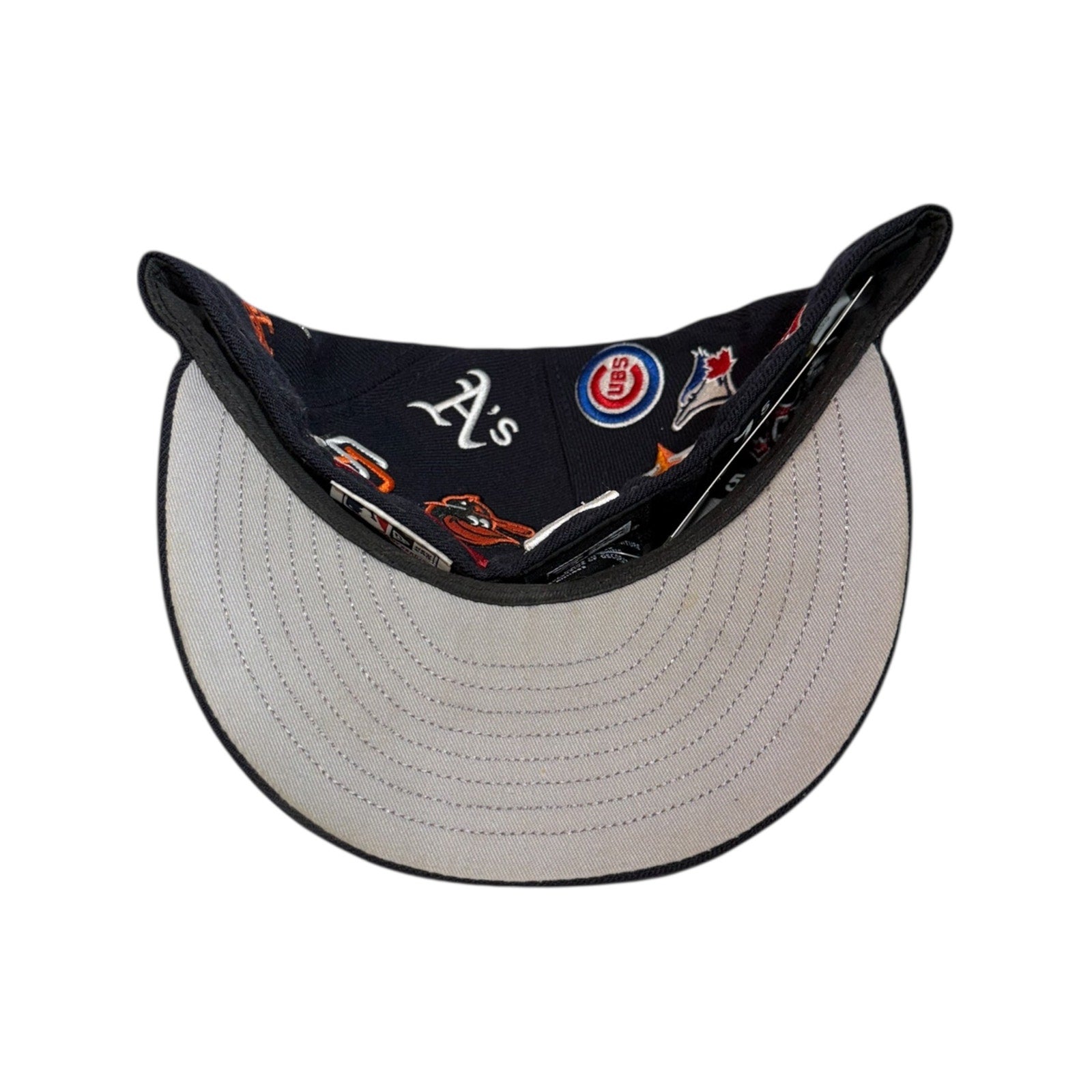 Vintage Supreme x New Era MLB Team Logos Fitted Hat