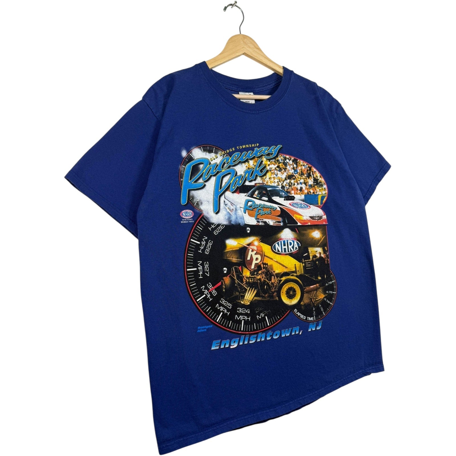 Vintage NHRA Old Bridge Township Raceway Park T-Shirt