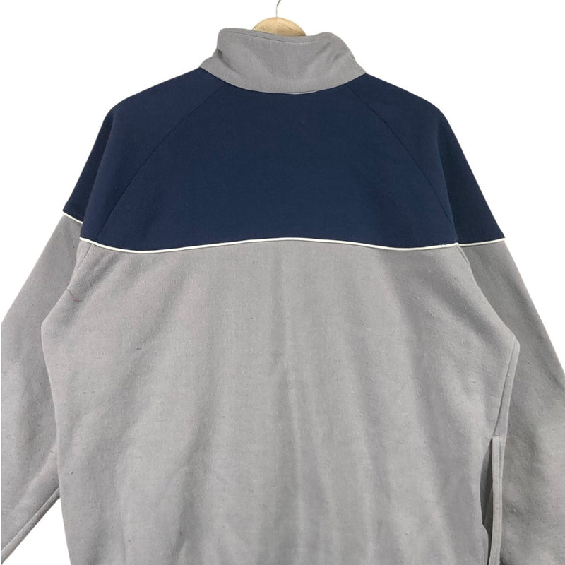 Vintage Nike Colorblock Full Zip Stand Collar Sweatshirt
