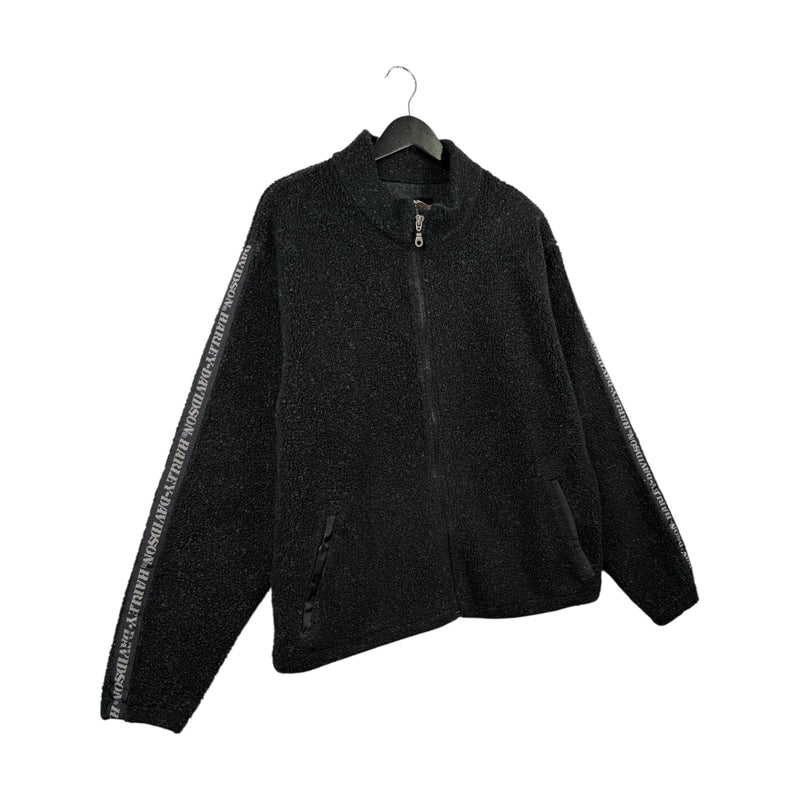 Vintage Harley Davidson Sherpa Fleece Full Zip Jacket