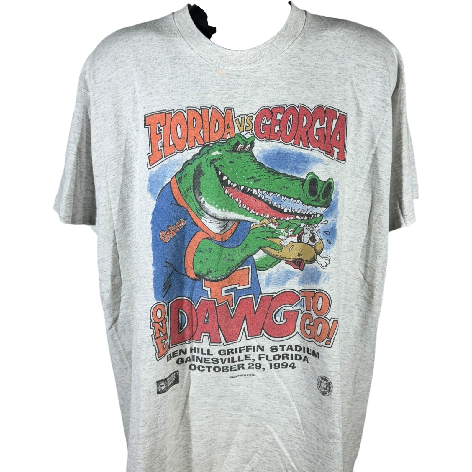 Vintage Florida Vs. Georgia "One Dawg To Go" University Tee