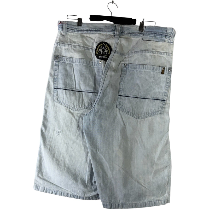 Vintage Southpole Cross Patch Denim Shorts 38