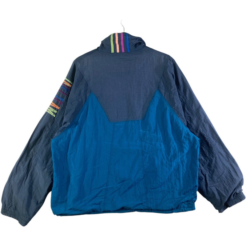 Vintage Int'l Team Lotto Colorblock Full Zip Windbreaker