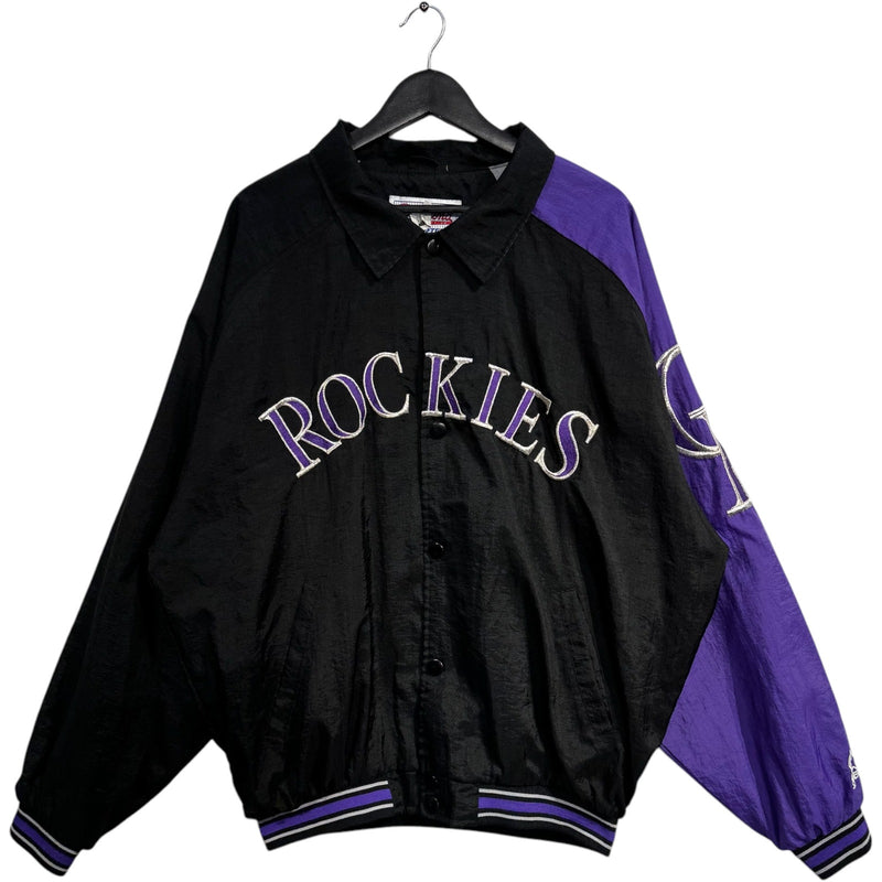 Vintage Diamond Starter Colorado Rockies Puffer Jacket