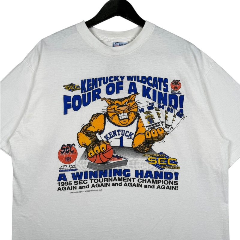 Vintage Kentucky Wildcats 1995 Champion T-Shirt