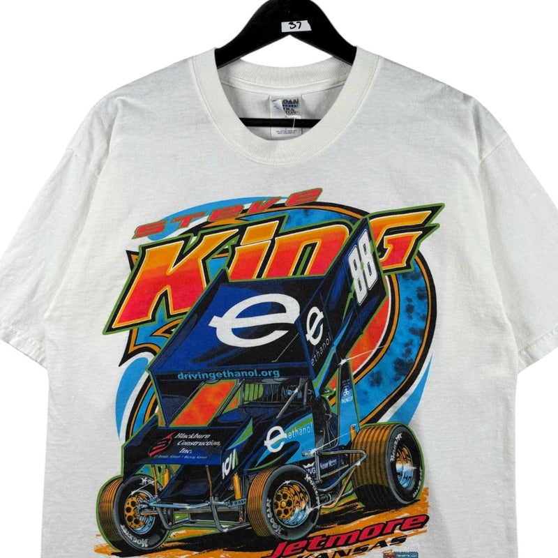 Vintage Steve King #88 Jetmore Kansas Racing T-Shirt