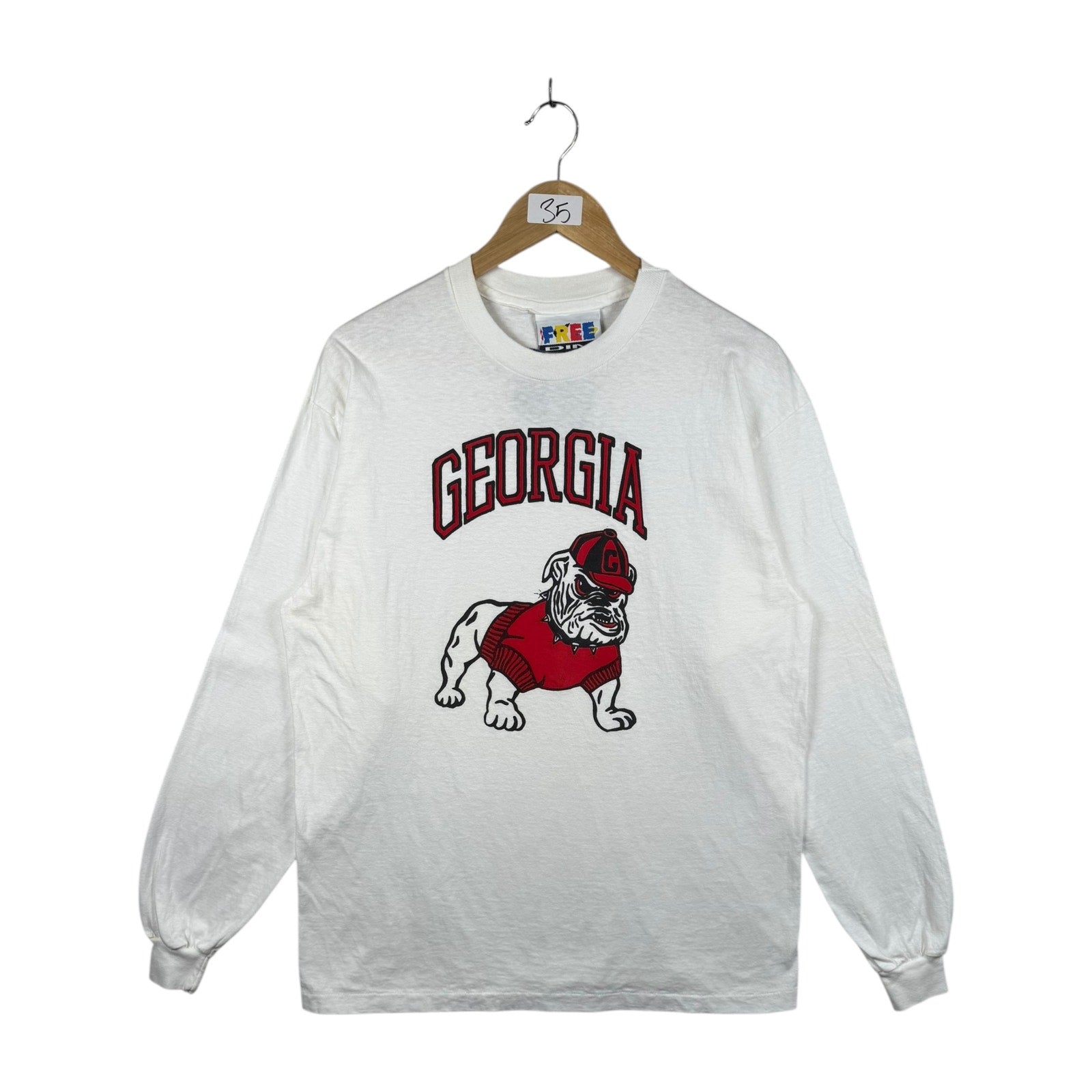 Vintage Georgia Bulldogs NCAA Long Sleeve