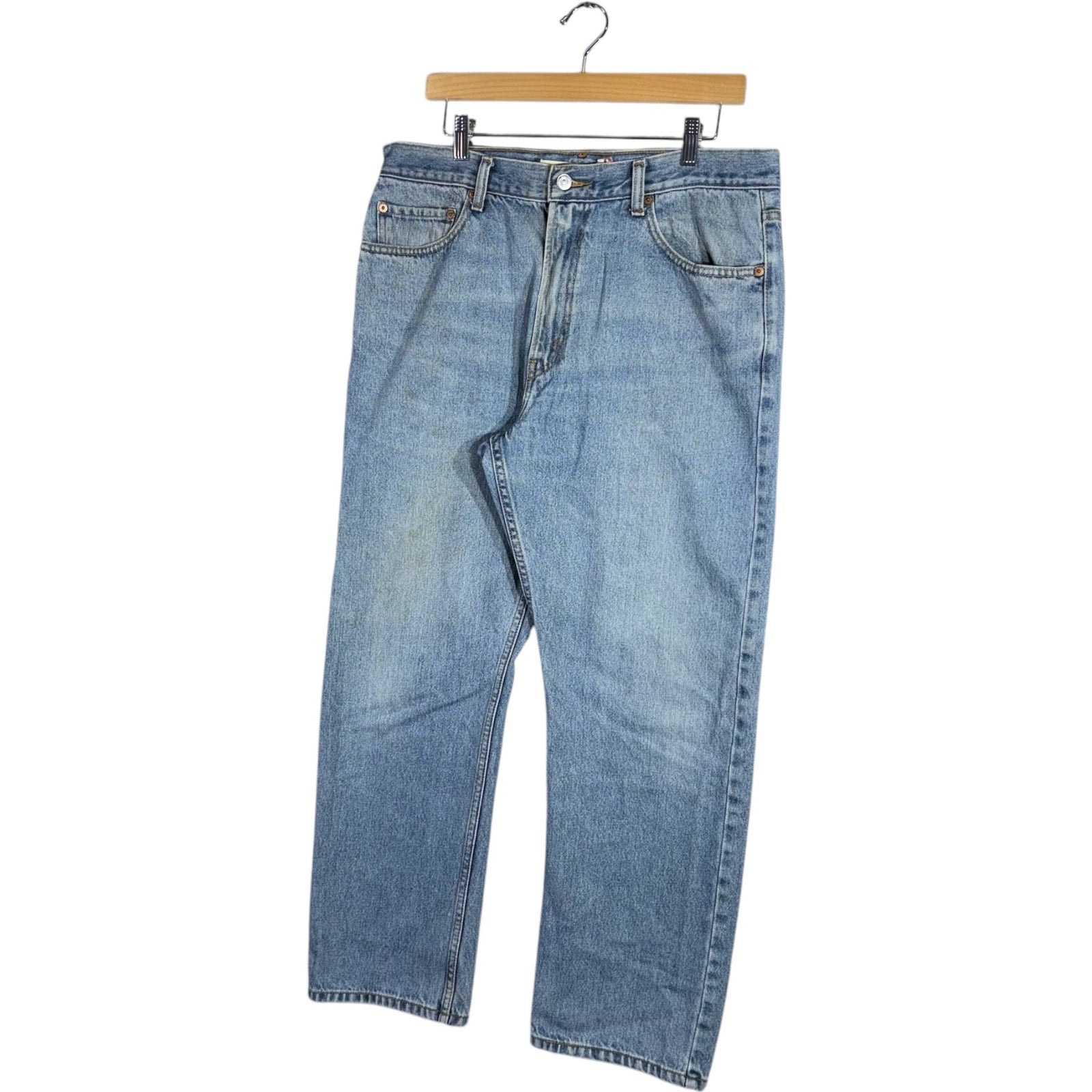 Vintage Levi's 505 Light Wash Straight Leg Jeans 35x28
