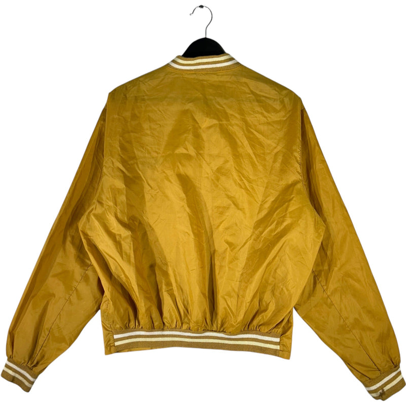 Vintage Champion University Of Michigan Satin Bomber Jacket