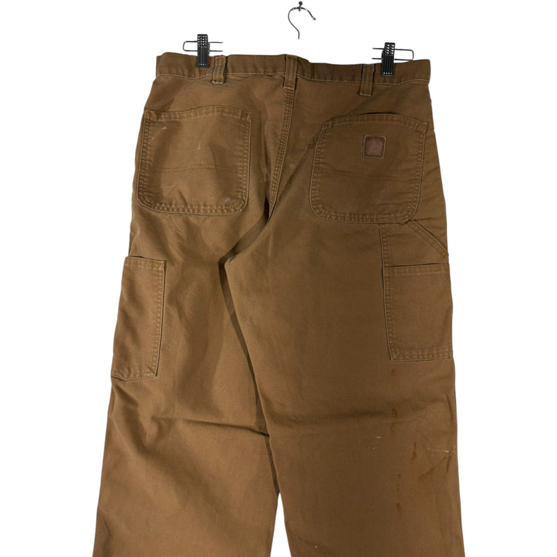 Vintage Carhartt Dungaree Fit Workwear Utility Carpenter Pants 33x34