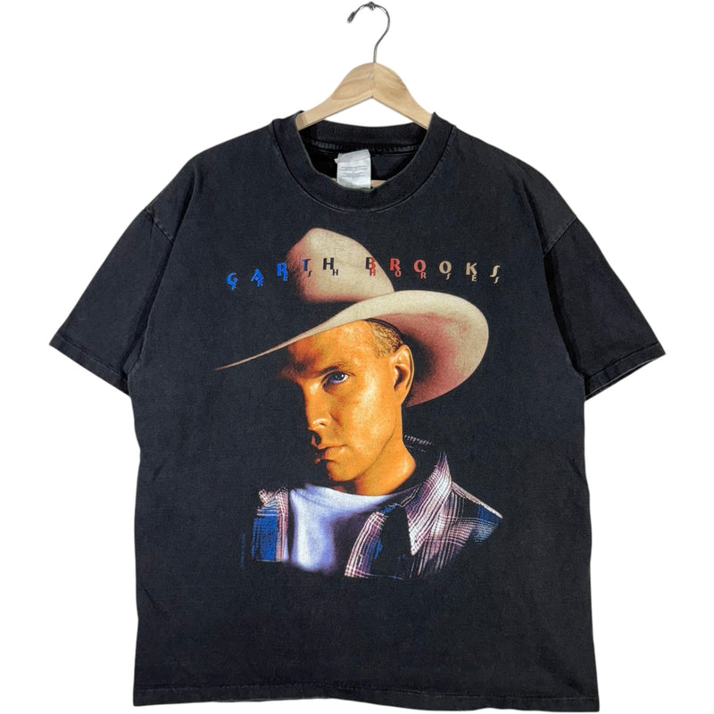 Vintage Garth Brooks Big Face Fresh Horses Tour Tee