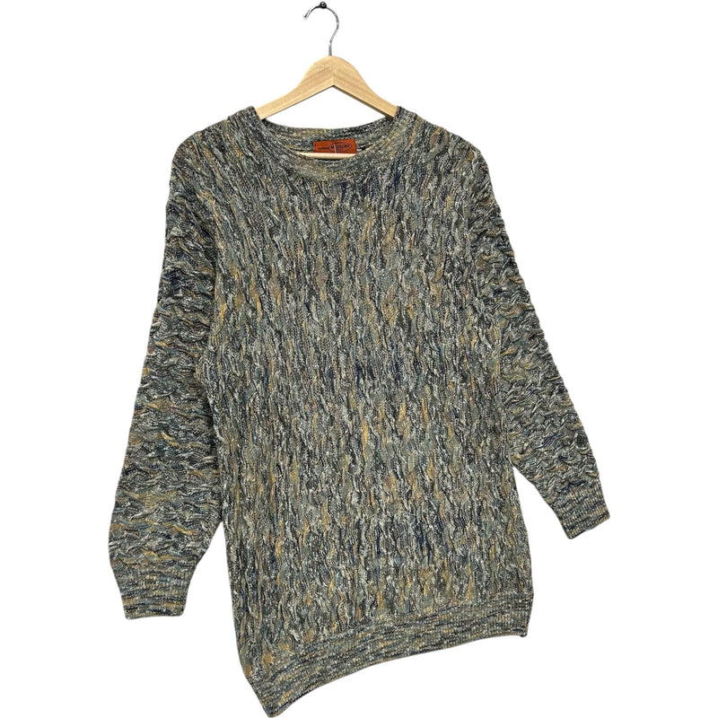 Vintage Womens Missoni 3D Knit Sweater 90s