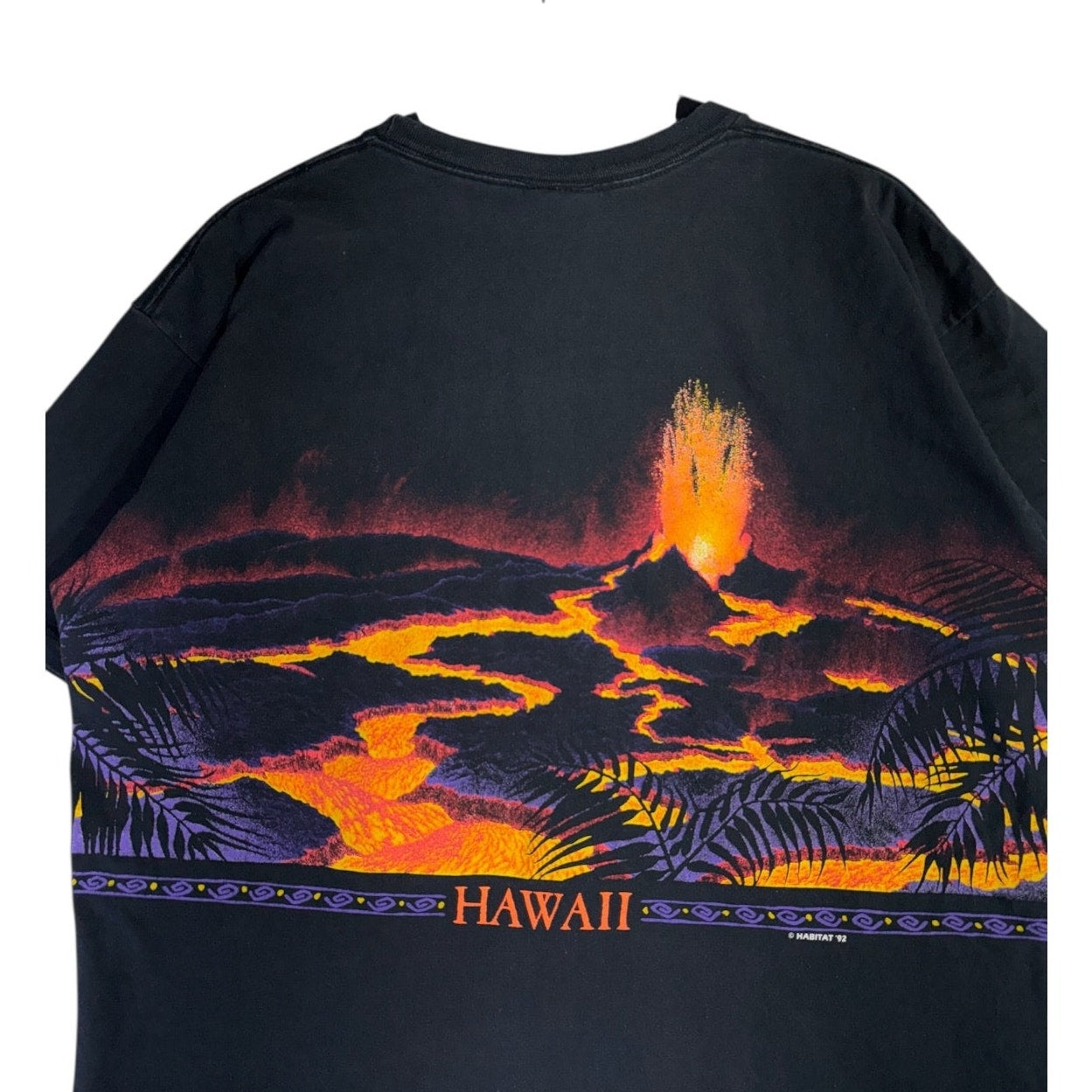 Vintage Hawaii Volcano Lava Graphic T-Shirt