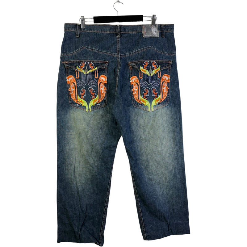 Vintage Red Ape Straight Leg Denim Jeans 38x32