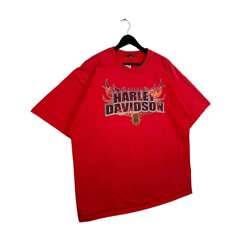 Vintage Harley Davidson Firefighter Flame T-Shirt