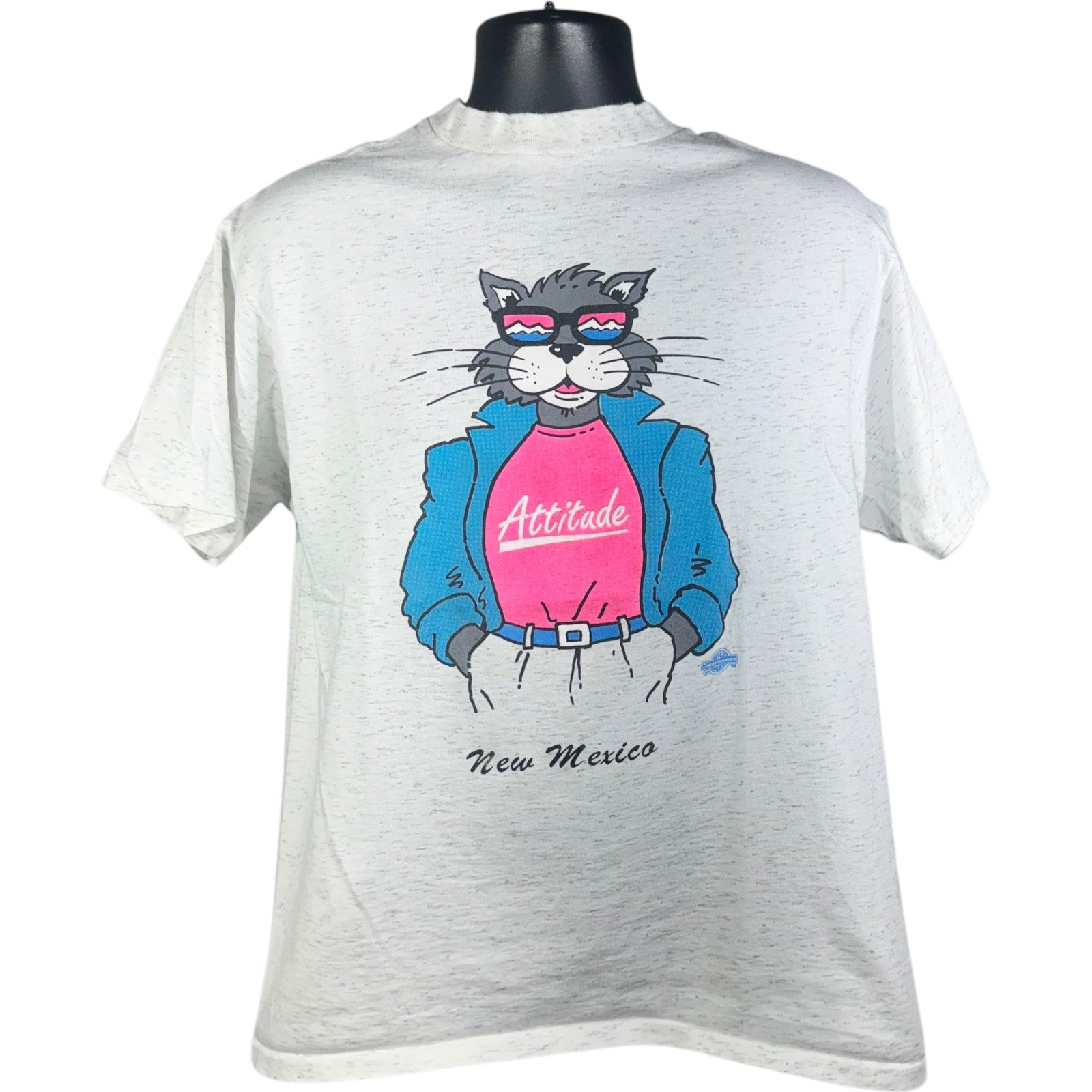 Vintage New Mexico Cat "Attitude" Souvenir Tee