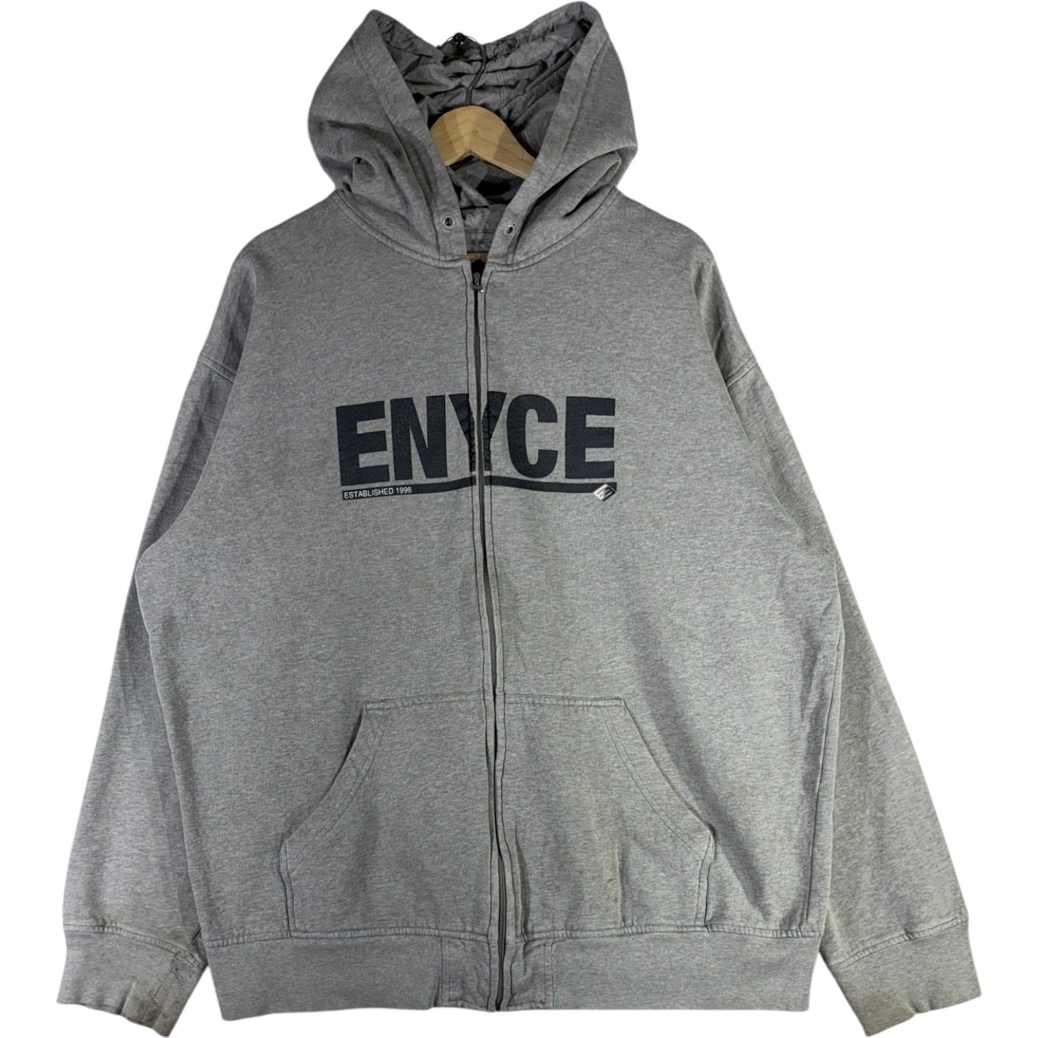 Vintage Enyce Spellout Zip-Up Hoodie