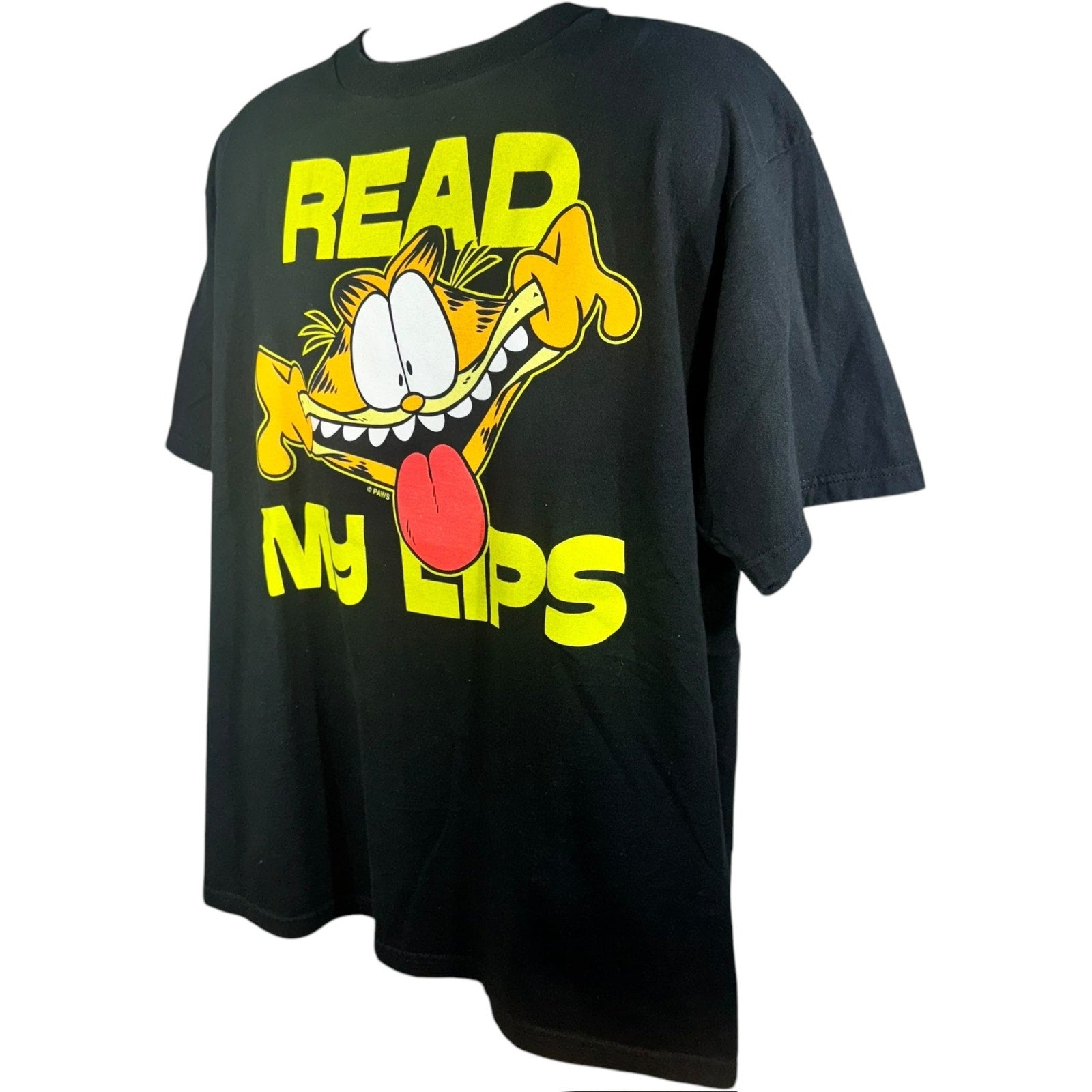 Vintage Garfield "Read My Lips" Cartoon Tee