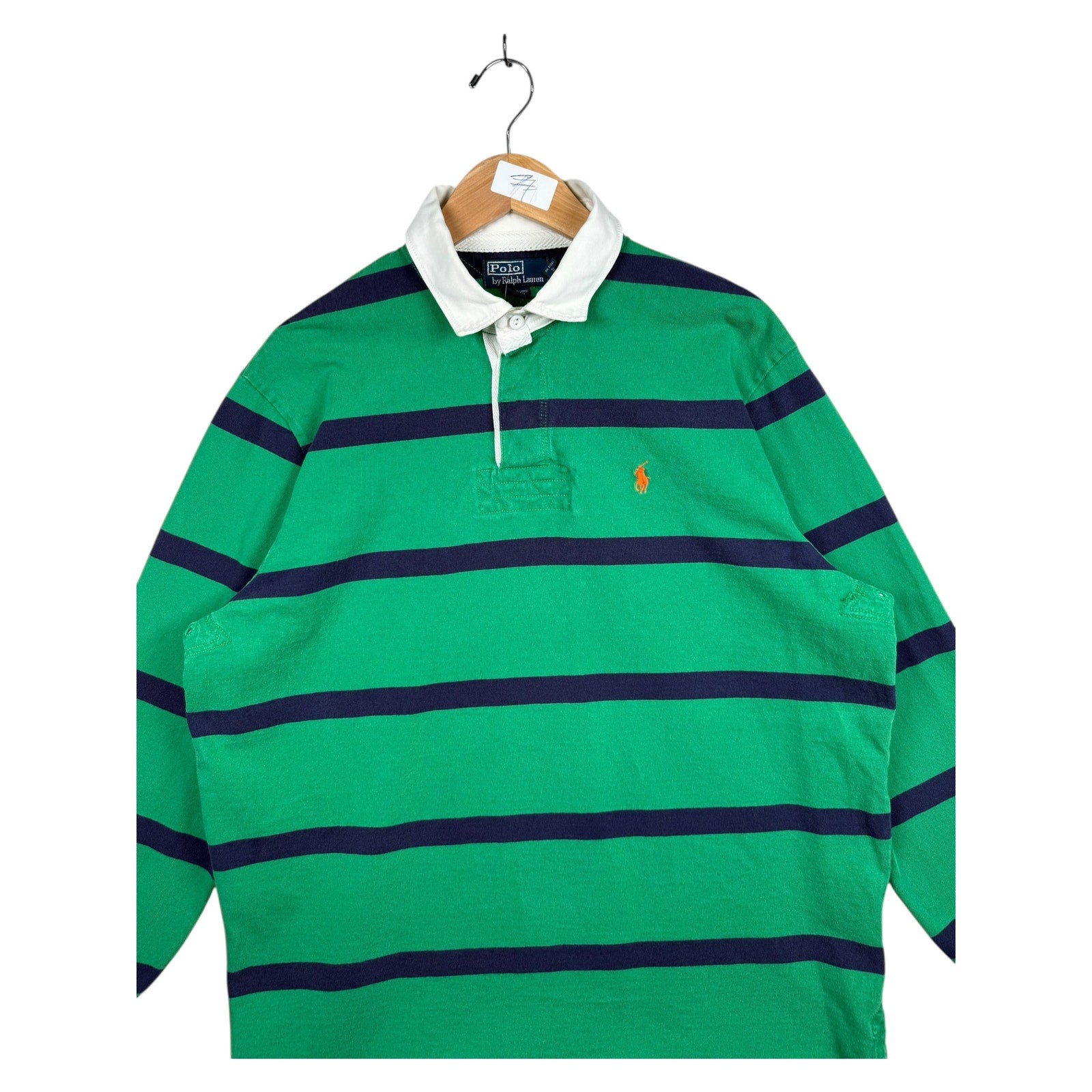 Vintage Polo Ralph Lauren Striped Long Sleeve Rugby Shirt