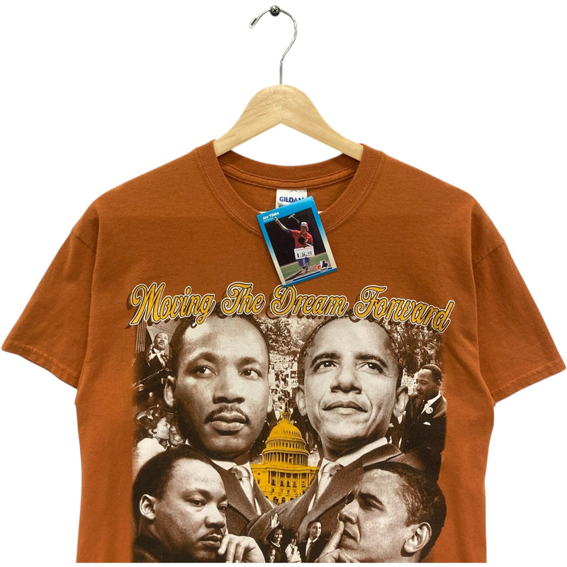 Vintage Moving The Dream Forward Martin Luther King Obama Tee