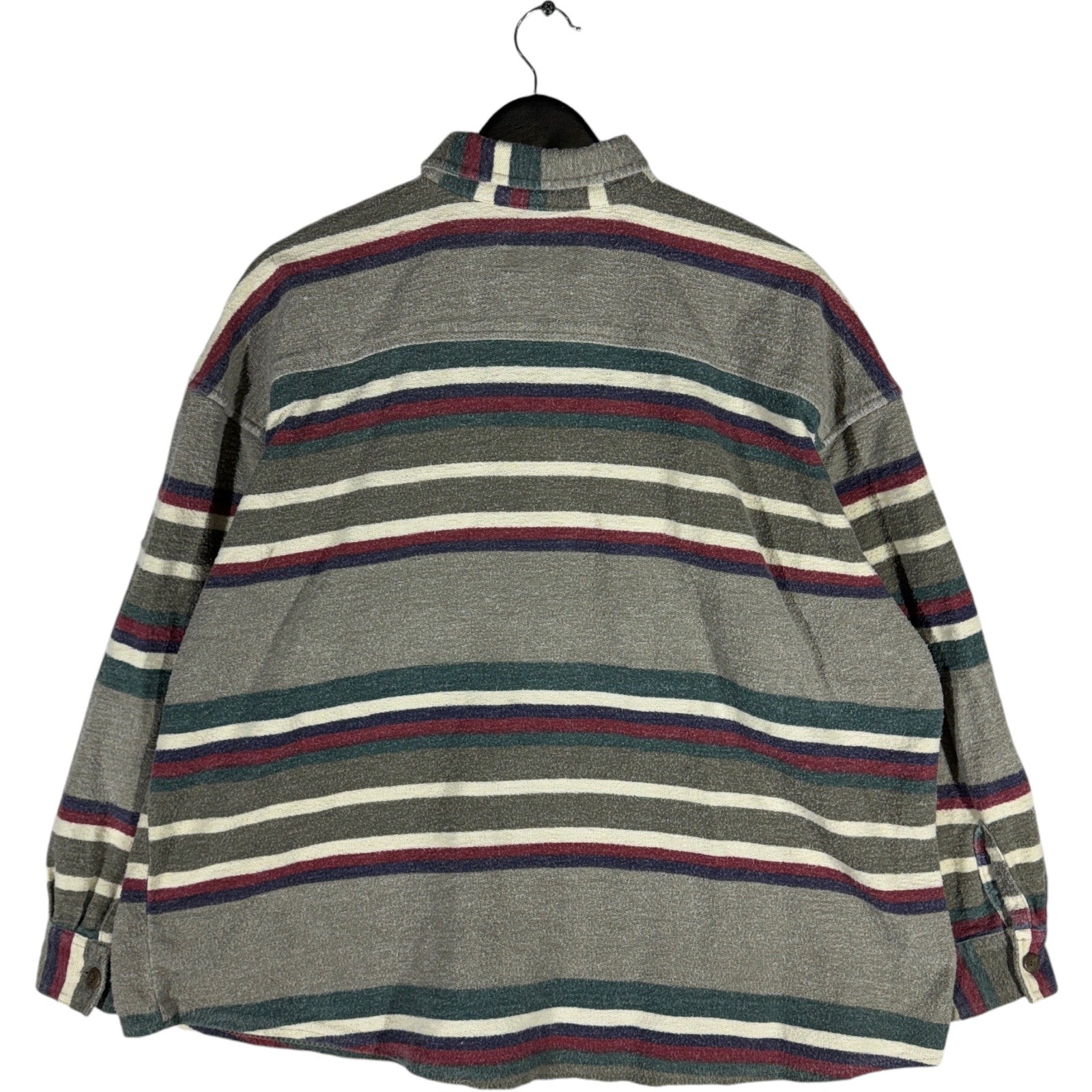 Vintage Striped Bugle Boy Long Sleeve Button Up