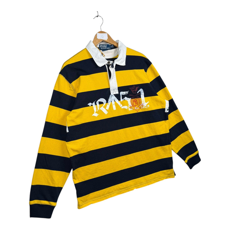 Vintage Polo Ralph Lauren Striped Long Sleeve Rugby Shirt