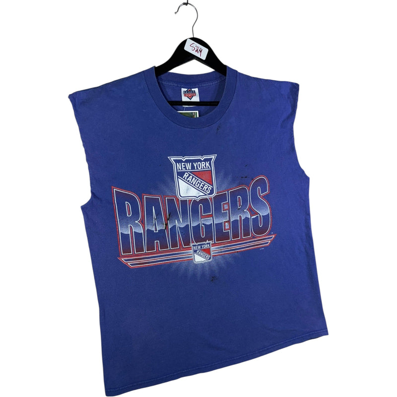 Vintage New York Rangers Muscle Sleeve Tank Top