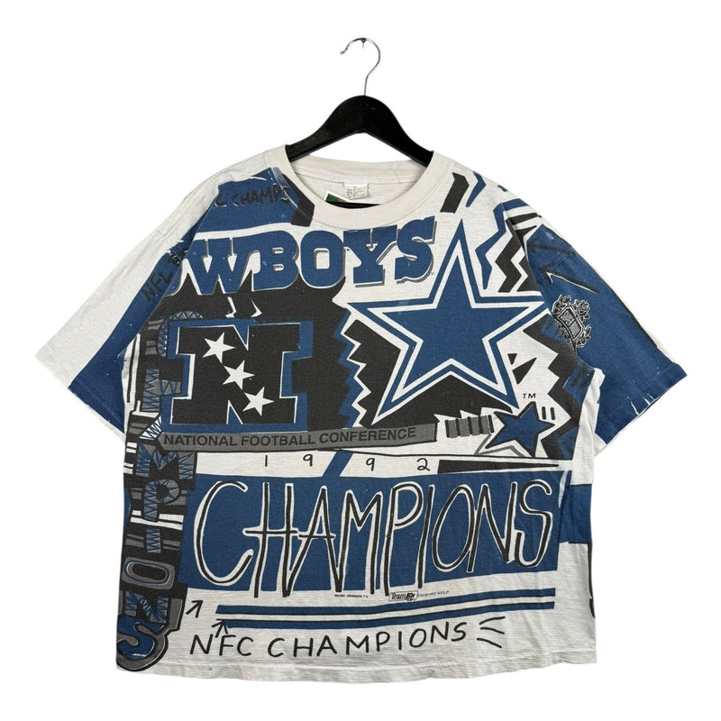 Vintage Dallas Cowboys 1992 NFC Champions NFL T-Shirt