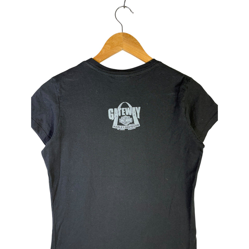 Vintage Harley Davidson Pirate Skull Women's T-Shirt