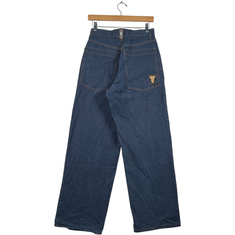 Vintage Freeman T. Porter Wide Leg Denim Jeans 28x28