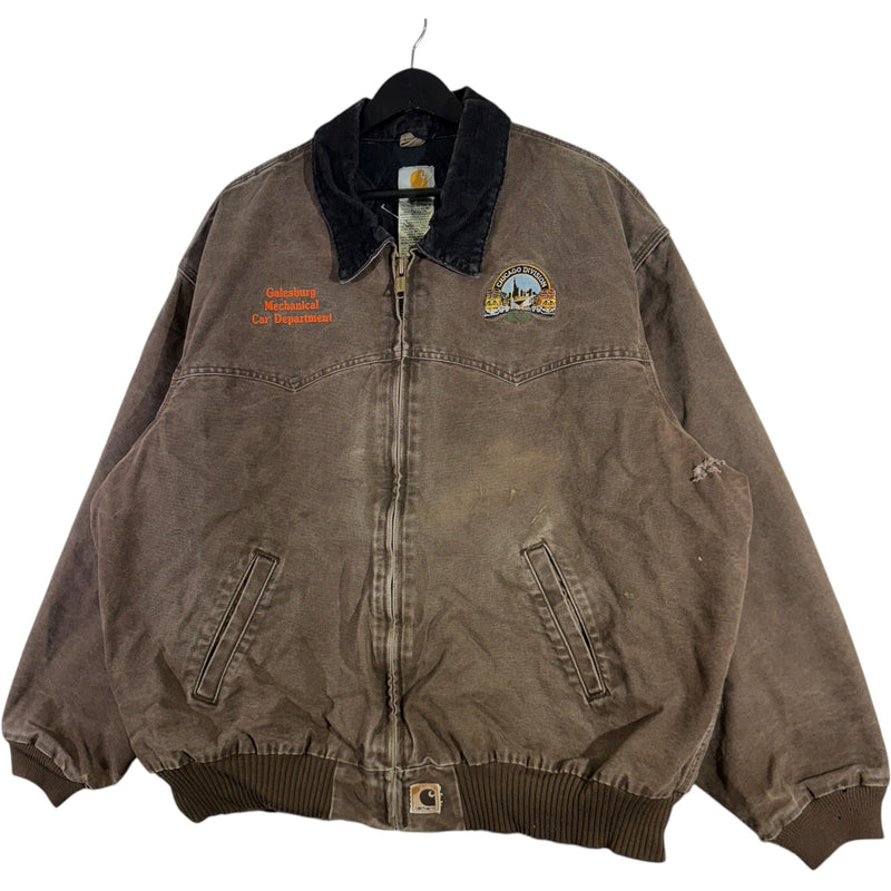 Vintage Carhartt Santa Fe J14 Full Zip Workwear Jacket