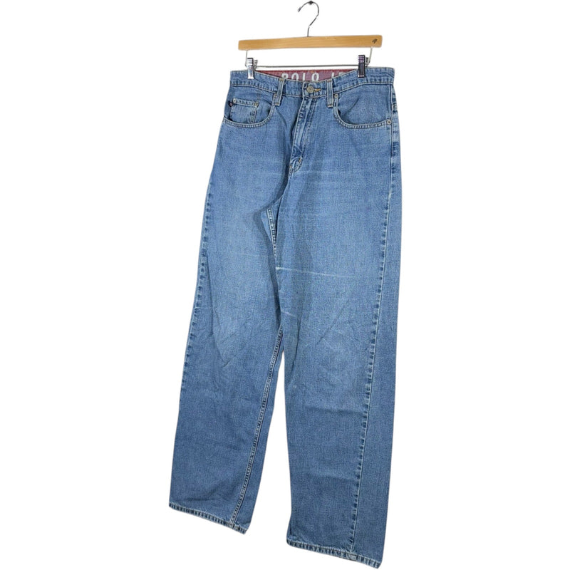 Vintage Polo Ralph Lauren Wide Leg Denim Jeans 32 x 33